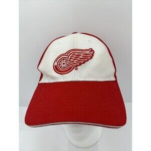 Detroit Red Wings NHL Miller Light beer Adjustable Hat VTG ACME